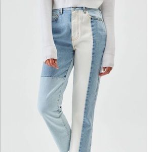 Pacsun patch mom jeans